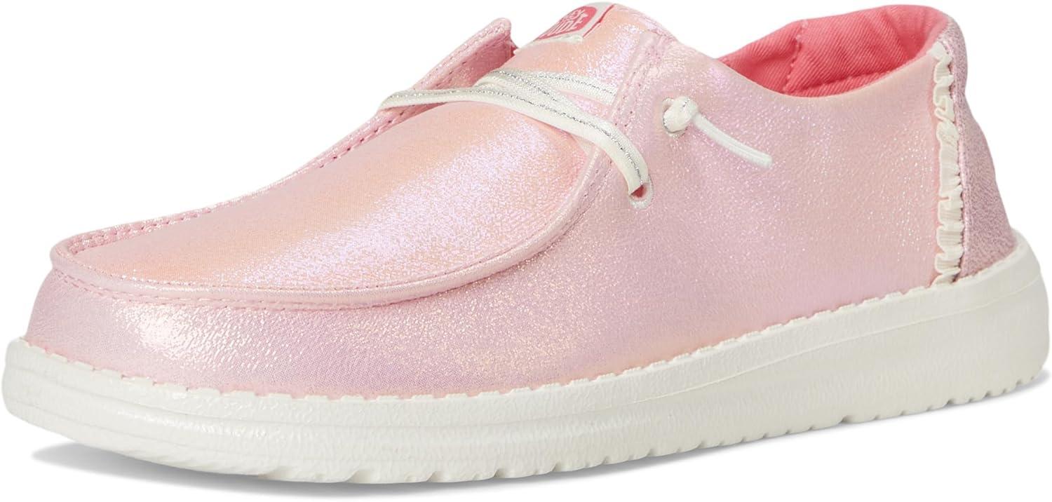 imageHEYDUDE Womens Wendy Dazzling Little Big Kid SlipOnSparkle Pink