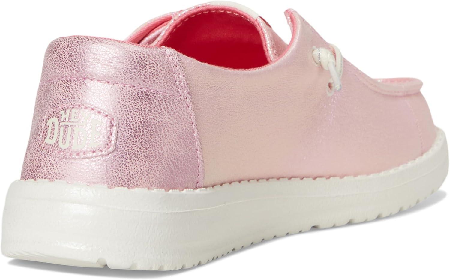 imageHEYDUDE Womens Wendy Dazzling Little Big Kid SlipOnSparkle Pink