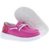 imageHEYDUDE Girls Wendy Stardust Toddler LoaferPlumeria Pink