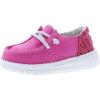 imageHEYDUDE Girls Wendy Stardust Toddler LoaferPlumeria Pink