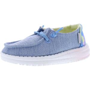 imageHEYDUDE Girls Wendy Stardust Toddler LoaferSparkle Denim