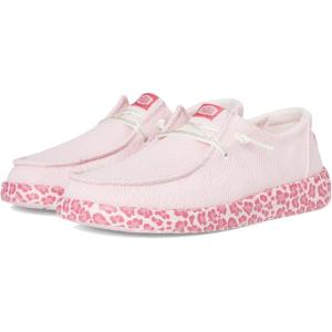 imageHEYDUDE Womens Wendy Animal Pop Little Big Kid SlipOnPink Leopard