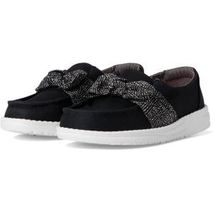 imageHEYDUDE Womens Wendy Bow Stardust Little Big Kid LoaferBlack