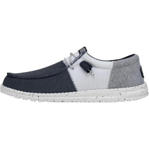 imageHEYDUDE Womens Wendy Canvas Womens Shoes Womens Slipon Loafers Comfortable ampamp LightWeightNavy