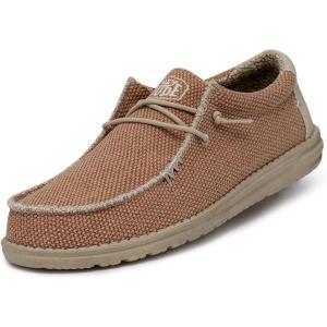 imageHEYDUDE Womens Wendy Canvas Womens Shoes Womens Slipon Loafers Comfortable ampamp LightWeightOrange