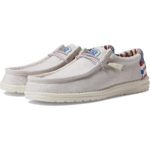 imageHEYDUDE Womens Wendy Canvas Womens Shoes Womens Slipon Loafers Comfortable ampamp LightWeightStars N Stripes