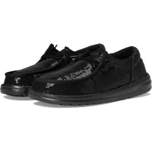 imageHEYDUDE Womens Wendy Funk Mono Sequin Little Big Kid SlipOnBlack