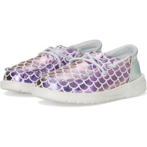 imageHey Dude Girls Wendy Iridescent Leo Little Big Kid LoaferBlue Metallic