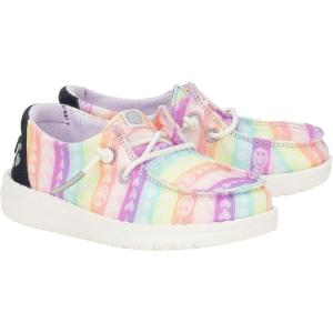 imageHey Dude Kids Wendy Sweet Treat Loafers for Toddler Girls  Breathable ampamp ComfortableRainbow