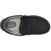 imageHEYDUDE Kids Wally Classic ToddlerLittleBig Kid LoaferBlackCharcoal