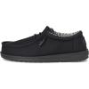 imageHEYDUDE Kids Wally Classic ToddlerLittleBig Kid LoaferBlackCharcoal
