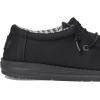 imageHEYDUDE Kids Wally Classic ToddlerLittleBig Kid LoaferBlackCharcoal