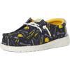 imageHEYDUDE Mens Wally Construction Toddler SlipOnNavyMulti