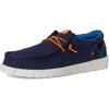 imageHEYDUDE Mens Wally Funk Game on Little Big Kid SlipOnNavyMulti