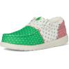 imageHey Dude UnisexChild Wally Little Big Kid LoaferGreenWhiteRed