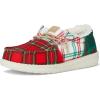 imageHey Dude UnisexChild Wally Little Big Kid LoaferRedWhiteGreen