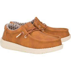 imageHEYDUDE Mens Wally Classic Little Big Kid LoaferTan