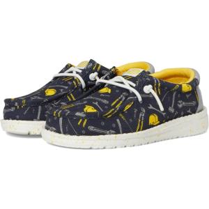 imageHEYDUDE Mens Wally Construction Toddler SlipOnNavyMulti