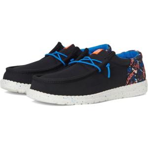 imageHEYDUDE Mens Wally Funk Game on Little Big Kid SlipOnBlackMulti