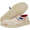 imageHEYDUDE Womens Wendy AmericanaPatriotic LoaferFireworks White