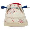 imageHEYDUDE Womens Wendy AmericanaPatriotic LoaferFireworks White
