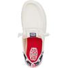 imageHEYDUDE Womens Wendy AmericanaPatriotic LoaferFunk WhiteNavy Blazer