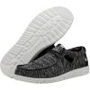 imageHEYDUDE Womens Wendy Canvas Womens Shoes Womens Slipon Loafers Comfortable ampamp LightWeightBlackWhite