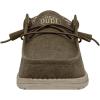 imageHEYDUDE Womens Wendy Canvas Womens Shoes Womens Slipon Loafers Comfortable ampamp LightWeightBrownBeige