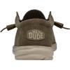 imageHEYDUDE Womens Wendy Canvas Womens Shoes Womens Slipon Loafers Comfortable ampamp LightWeightBrownBeige