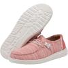 imageHEYDUDE Womens Wendy Canvas Womens Shoes Womens Slipon Loafers Comfortable ampamp LightWeightCoral Pearl