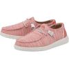 imageHEYDUDE Womens Wendy Canvas Womens Shoes Womens Slipon Loafers Comfortable ampamp LightWeightCoral Pearl