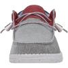 imageHEYDUDE Womens Wendy Canvas Womens Shoes Womens Slipon Loafers Comfortable ampamp LightWeightFans Red White Blue