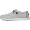 imageHEYDUDE Womens Wendy Canvas Womens Shoes Womens Slipon Loafers Comfortable ampamp LightWeightStar White