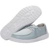 imageHEYDUDE Womens Wendy Canvas Womens Shoes Womens Slipon Loafers Comfortable ampamp LightWeightStretch Sparkling Sky Blue