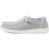 imageHEYDUDE Womens Wendy Canvas Womens Shoes Womens Slipon Loafers Comfortable ampamp LightWeightWhite Melange