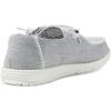 imageHEYDUDE Womens Wendy Canvas Womens Shoes Womens Slipon Loafers Comfortable ampamp LightWeightWhite Melange