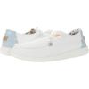 imageHEYDUDE Womens Wendy Canvas Womens Shoes Womens Slipon Loafers Comfortable ampamp LightWeightWhiteCrochet
