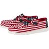 imageHey Dude Wally Patriotic Mens Shoes Slipon Loafers Comfortable ampamp LightWeightAmerican Flag