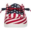 imageHey Dude Wally Patriotic Mens Shoes Slipon Loafers Comfortable ampamp LightWeightAmerican Flag