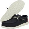 imageHey Dude Wally Patriotic Mens Shoes Slipon Loafers Comfortable ampamp LightWeightNavy White