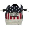 imageHey Dude Wally Patriotic Mens Shoes Slipon Loafers Comfortable ampamp LightWeightNavy White