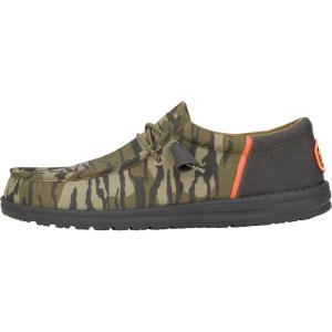 imageHEYDUDE Wally Funk Mossy Oak BTML Black Camo Size 10 Mens Shoes Slipon Loafers Comfortable ampamp LightWeight