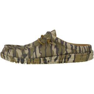 imageHEYDUDE Wally Slip Mossy Oak BTML Olive Tree Camo Size 11 Mens Shoes Slipon Loafers Comfortable ampamp LightWeight