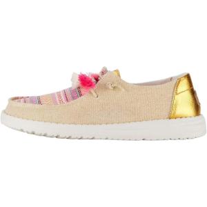 imageHEYDUDE Womens Wendy Canvas Womens Shoes Womens Slipon Loafers Comfortable ampamp LightWeightNaturalMulti