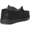 imageHEYDUDE Kid Wally Classic Little KidBig Kid BlackCharcoal 11 Medium