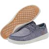 imageHEYDUDE Mens Paul  Mens Shoes  Mens Lace Up Loafers  Comfortable ampamp LightWeightChambray Navy