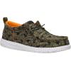 imageHEYDUDE Mens Wally Funk Duck Print SlipOn Loafers  Lightweight Comfortable Casual ShoesDark OliveMulti
