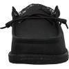 imageHEYDUDE Mens Wally Stretch Canvas Loafers  Comfortable Lightweight SlipOn Shoes for Men  Casual Walking Travel ampamp Everyday ComfortBlackBlack