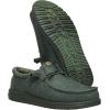 imageHEYDUDE Mens Wally Stretch Canvas Loafers  Comfortable Lightweight SlipOn Shoes for Men  Casual Walking Travel ampamp Everyday ComfortDeep Green