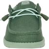imageHEYDUDE Mens Wally Stretch Canvas Loafers  Comfortable Lightweight SlipOn Shoes for Men  Casual Walking Travel ampamp Everyday ComfortDuck GreenIceberg Green